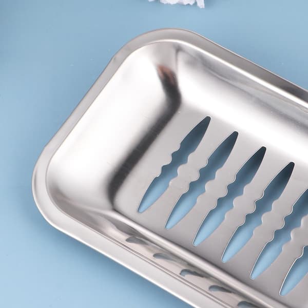 Opbevaringskurv Vægmonteret sæbedispenser i rustfrit stål Rektangulær
