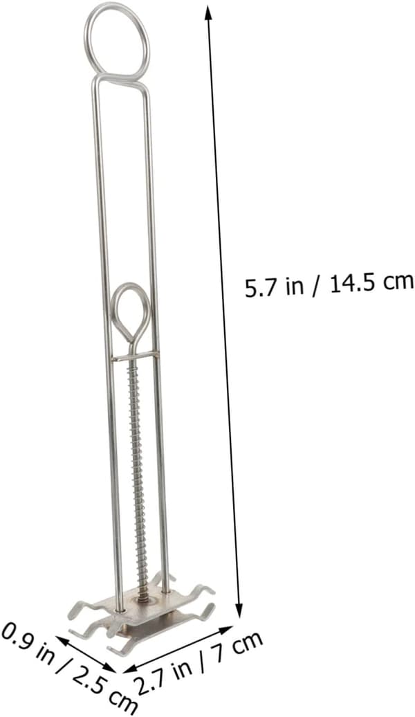 Fjederlinsefarvningsclips Rustfrit Stål Farvningshylde til Brillebutikker Glat Poleret Finish til Linser og