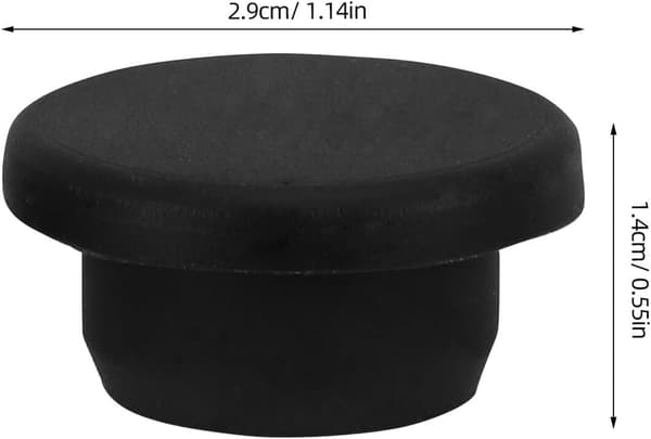 12 st silikonrörlock Silikonförseglat lock för hål med innerdiameter Rörändskydd Plugg