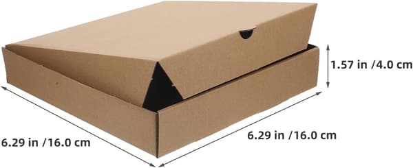 30 stk. pizzabakker af kraftpapir til takeaway, bærbare og præcisionsfremstillede