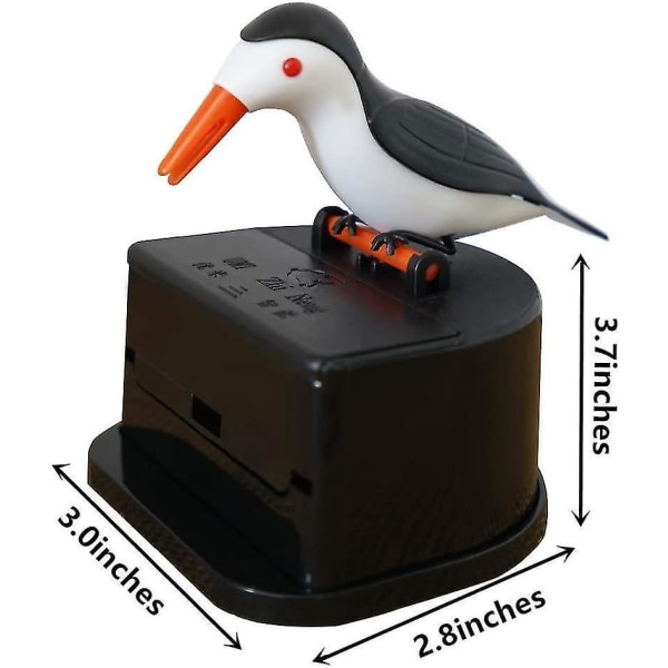 Bird Tandstikker Box Bærbar Plastic Dispenser