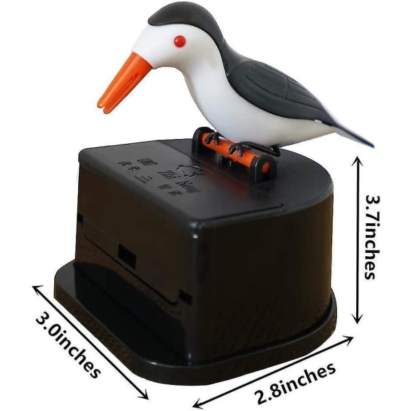 Bird Tannpirker Box Bærbar plastdispenser