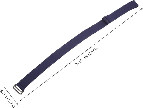 Elastisk usynlig midjebelte spenne stretch for kvinner nylon kjolebukser