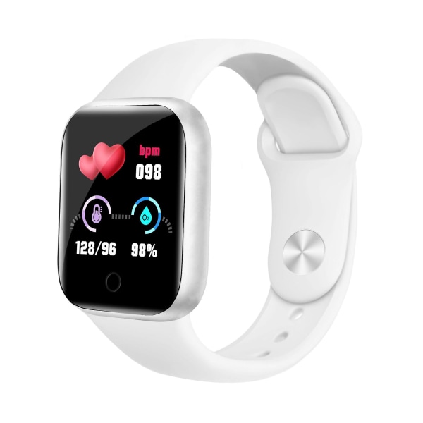Smart Armband 1,44 Smart Armband Bluetooth Puls Blodtryck Bluetooth Sport Armband Watch White