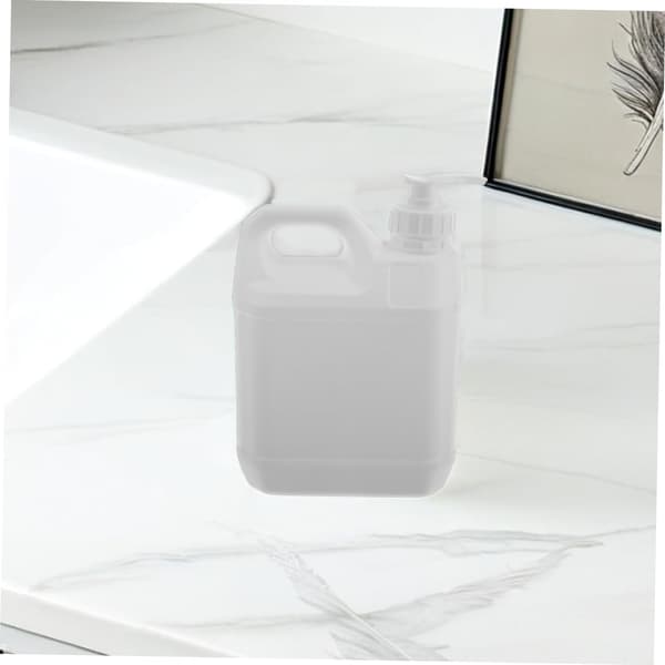 3 stk. påfyllbar plastpumpeflaskedispenser for oppbevaring av væskebeholder