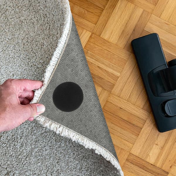 20 par selvklebende borrelåsprikker svart nylon og polyester multifunksjonell