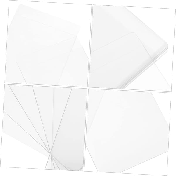 Stycken PVC Halvstyv Kortfodral Samlarkortskyddsfodral för Spelskydd