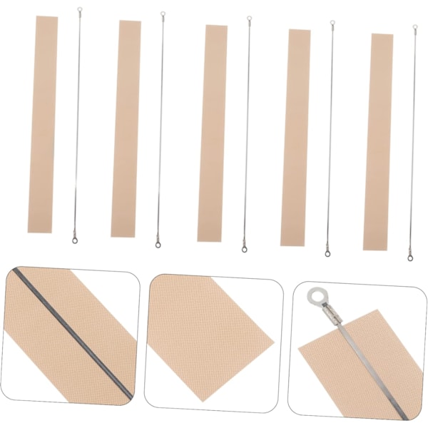 2 sett varmeforseglingsmaskin erstatningsstrips forseglingselement