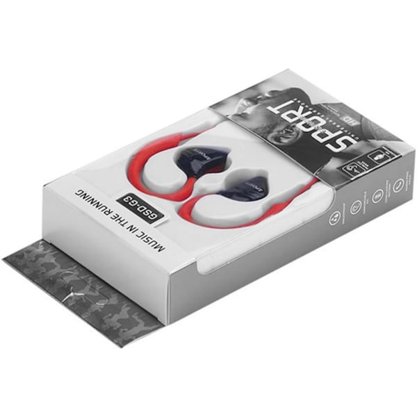4 Par Sports Høretelefon Musik Øretelefoner Komfortable In-ear Hørepropper Ledningsforbundet Stereo