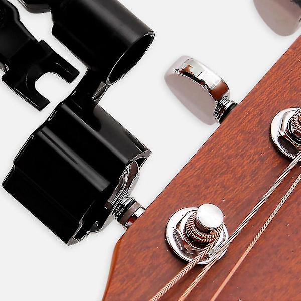 3 i 1 Guitarstrengevinder Streng/stifttrækker/strengeskærer Tang Guitar Peg Skiftværktøj 1 stk.-sort