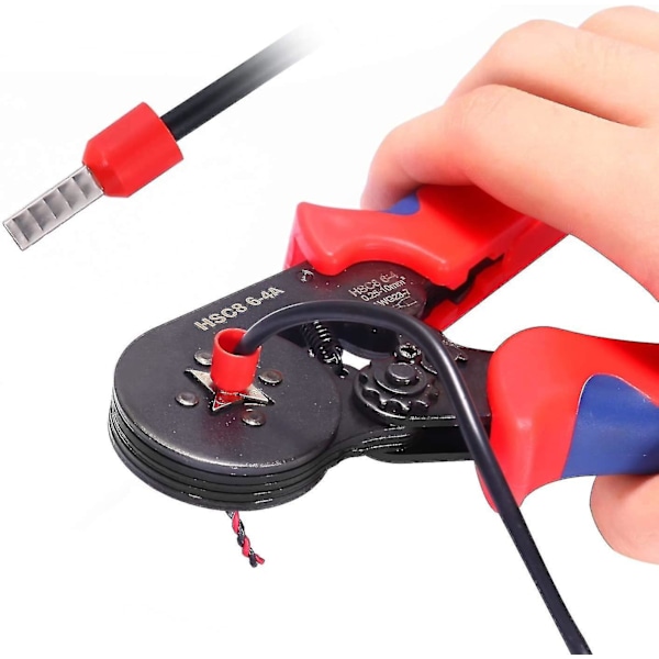 Krymptång med 1200 Isolerande Krympkontakter från 0,25 mm till 10 mm. Elektriker Tång, Verktyg, Elektriska Kontakter (Krymptång + 1200 Ter
