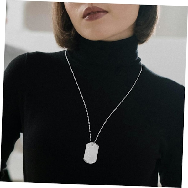 Dog Tag -kaulakoruketju, miesten muotiasuste Halloween-juhliin, tyylikäs