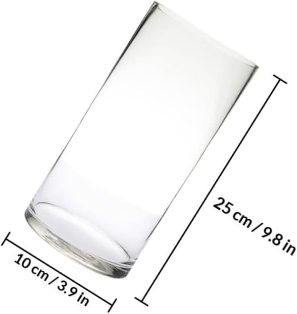 Cylinder Glasvas Dekorativ Glasvas Samtida Stil