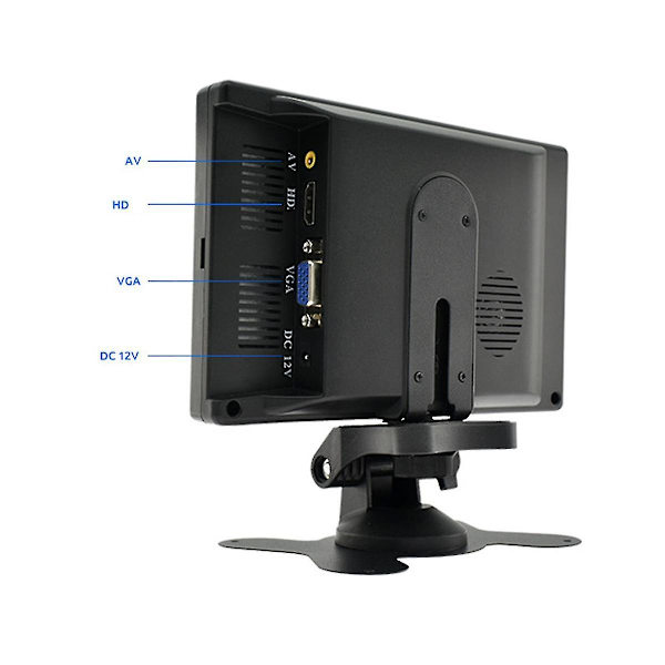 7-tums bil-VGA-monitor HD-bakkamera-monitor videobakkamera biltillbehör