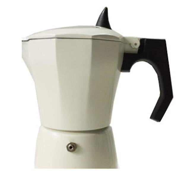 Elektrisk kaffebryggare i aluminium, Moka-kanna med filter