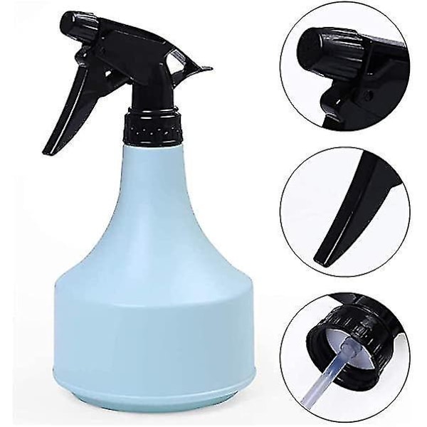 Sprayflaskor 2 st 600ml Tomma Plastflaskor med Trigger Spray