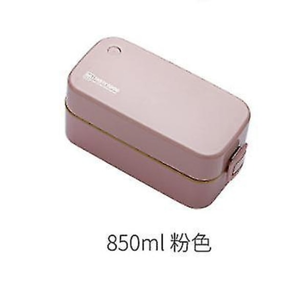 Japansk Microwave Bento Box Bærbare Madkasser Pink