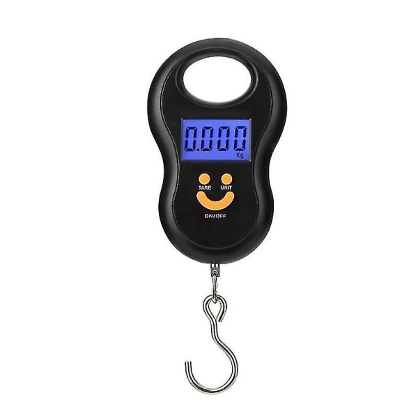 Precisionselektronisk Vågskala 50kg/10g Kran Bakgrundsbelysning Bagage