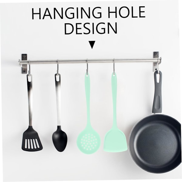 Silikon Sked Spatel Set Non-stick Köksredskap Värmebeständig Bakutrustning Ergonomiskt Handtag Mångsidig