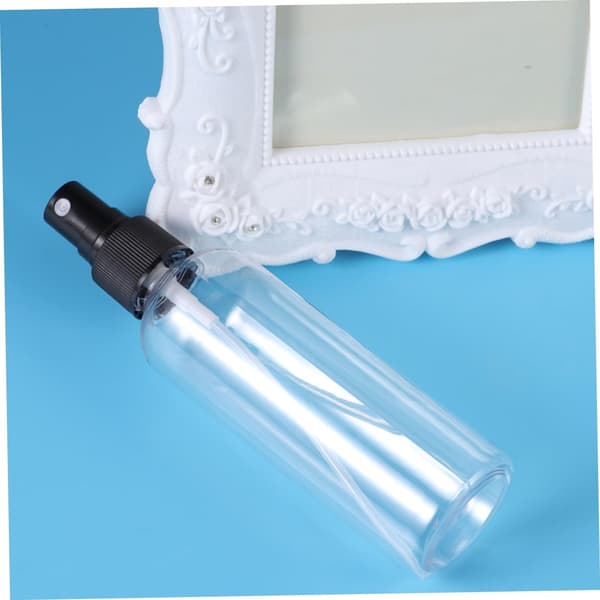Påfyllningsbara plastsprayflaskor 4 st 100 ml med svart spruta bärbar smink