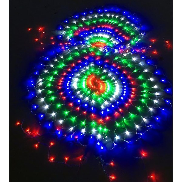 3,5m 3xPeacock Mesh Net Led Lysstreng Fleksibel