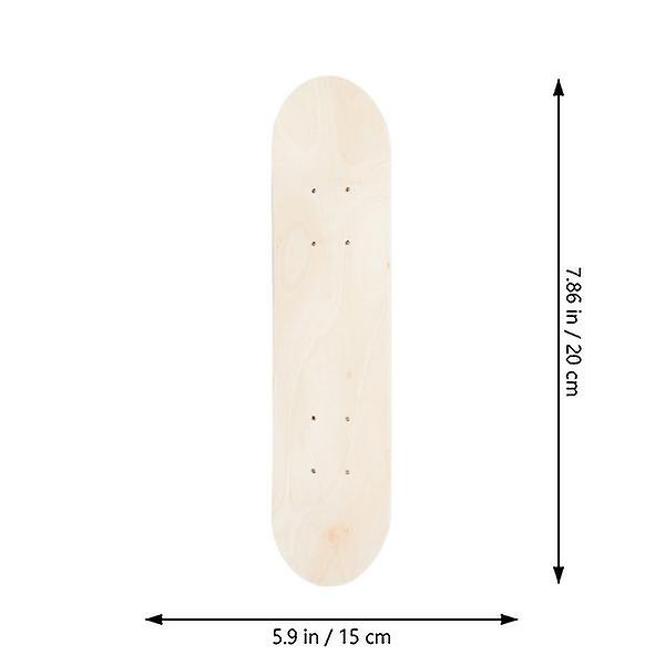 Blank Skateboard Deck Ubehandlet Skateboard DIY Blank Graffiti Skateboard