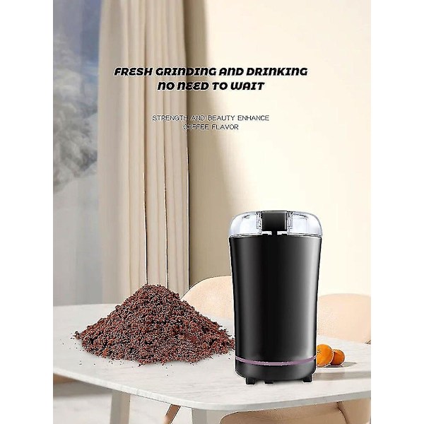 400W Elektrisk Kvern for Kaffe, Salt, Pepper, Bønner, Krydderier, Nøtter