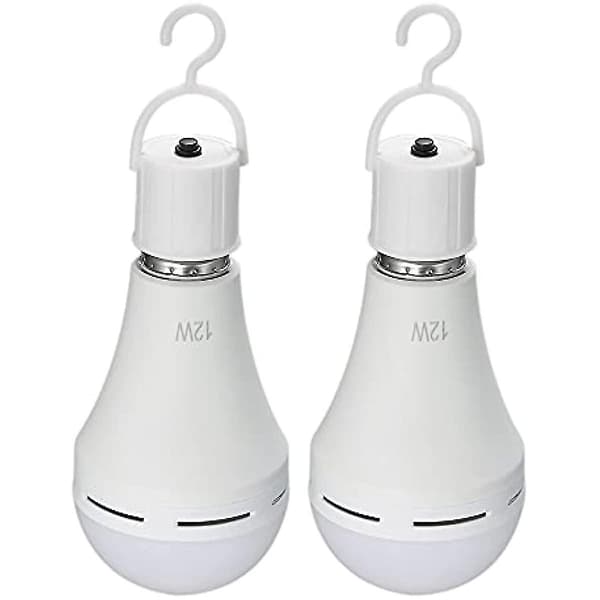 Nödlampor, 2-pack, Multifunktionella Laddningsbara 12W LED-Nödlampor