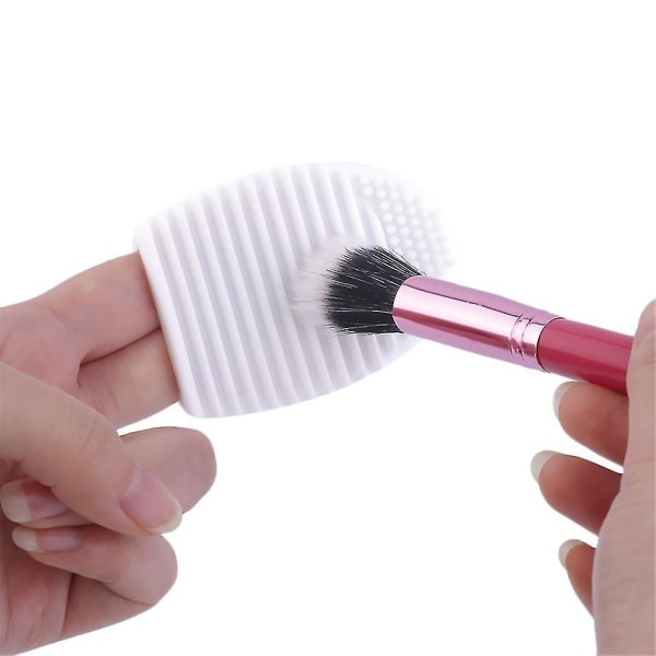 Silikonrengjøring Kosmetisk Makeup Brush Håndrensehanske