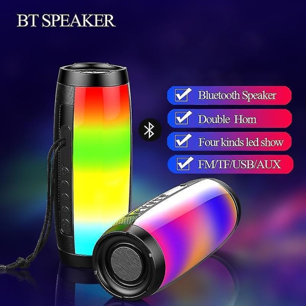 Kannettava Bluetooth-kaiutinpylvään LED-valo Soundbar