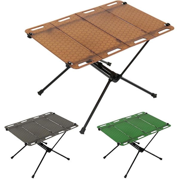 Alloy Picnicborde Udendørs Gear, Udendørs Aluminium Alloy Foldbar Campborde, Multifunktionelt Have Bbq Grillbord, Foldbart Bord Til Camping, S Black