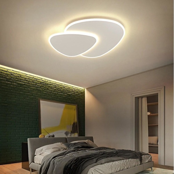 Led loftslampe 40 cm geometrisk flush Mount Metal Modern Style
