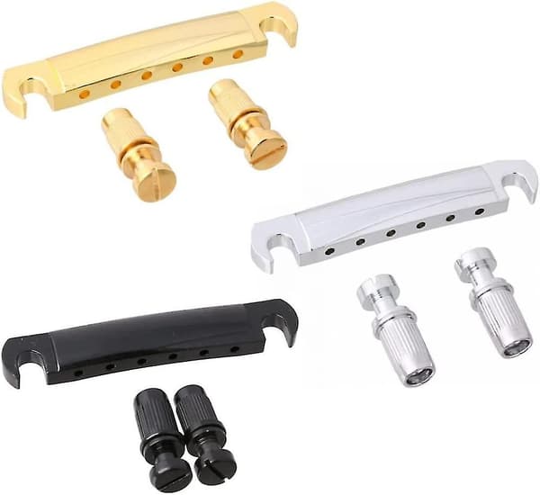 Gitarr Tail Stop Lever Växel Ersättning Silver Tail Med Stop Lever (silver) (1st)