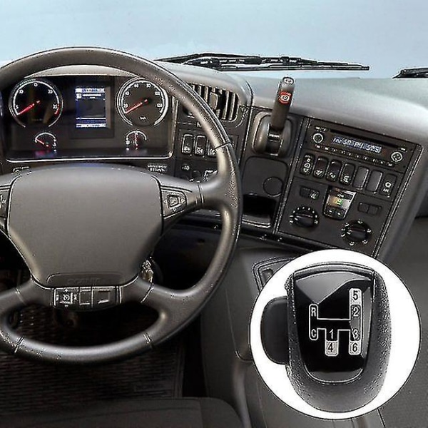 6-växlad +r+c Växelspaksknopp Manuell Passar Scania Lastbil