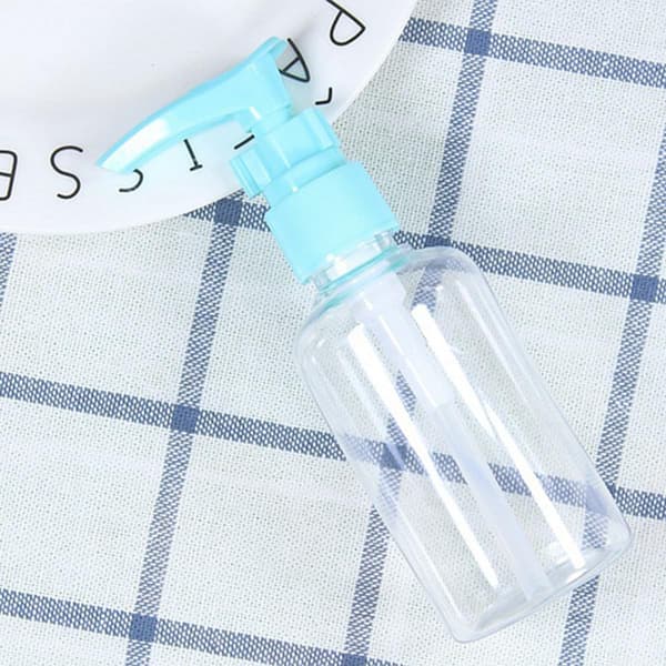6 st plastpumpflaskor 50 ml påfyllningsbara schampoflaskor med pump