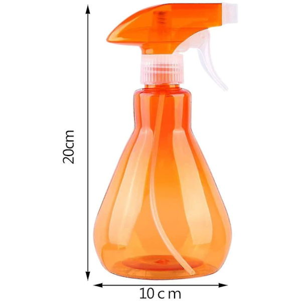 Plastsprøyteflaske - For Hjem, Kontor, Hage, Oransje