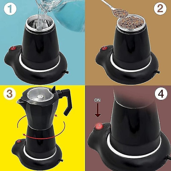 Holdbar Elektrisk Kaffekande Stor Kapacitet Kaffemaskine Tilbehør