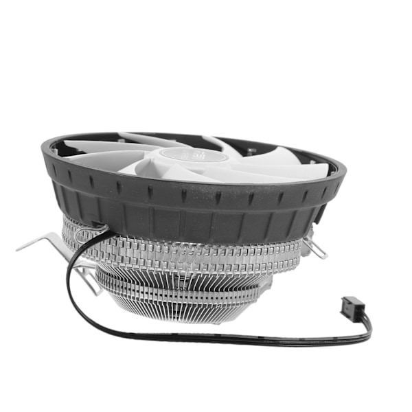 PC Computer Køler Lydløs Køleventilator Computertilbehør CPU Radiator Computer Køleventilator Farverigt Lys