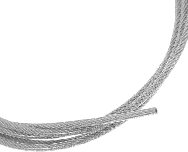 2 st basketbollsträng, robust plastbelagd ståltrådsfästlina