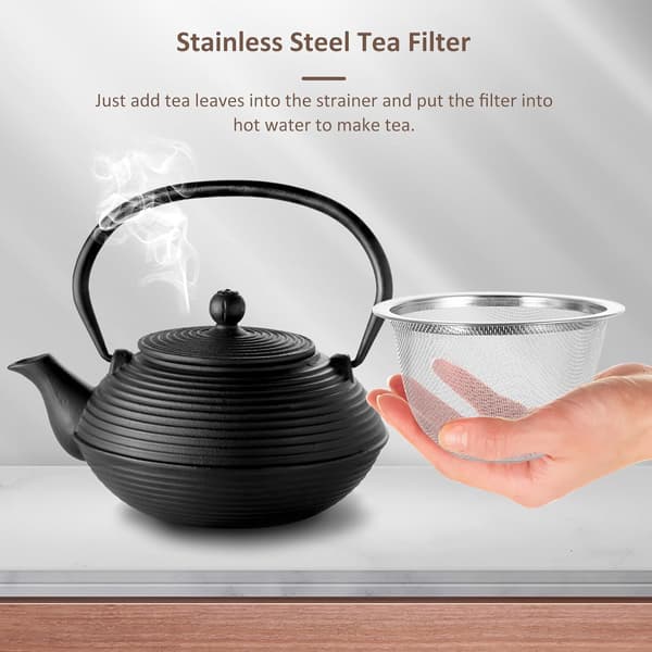 8 stk. te-infuser-silsett i rustfritt stål, finmasket filterkurv 7,2 cm x 5 cm