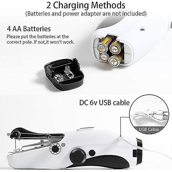 Mini-ompelukone USB-latauksella, käsikäyttöinen sähköinen