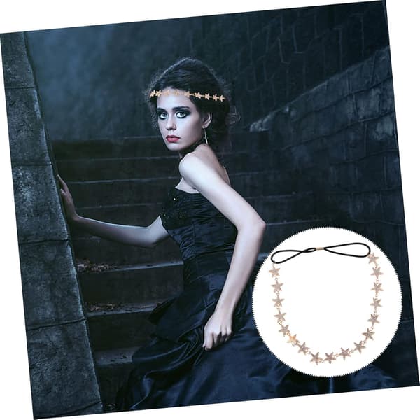 Krystallstjerne Hårbånd Elegant Brudehodeplagg Rhinestones Mote Hårtilbehør