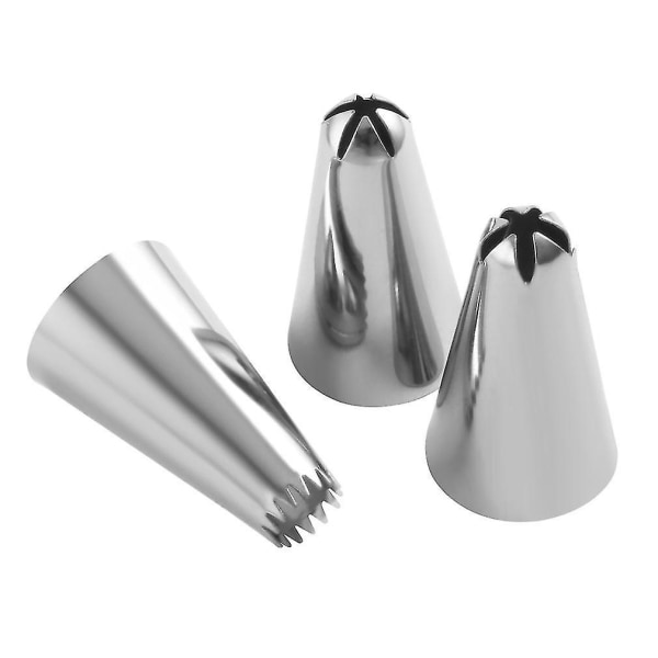 24 stk Store Icing Piping Dyser Ståltips