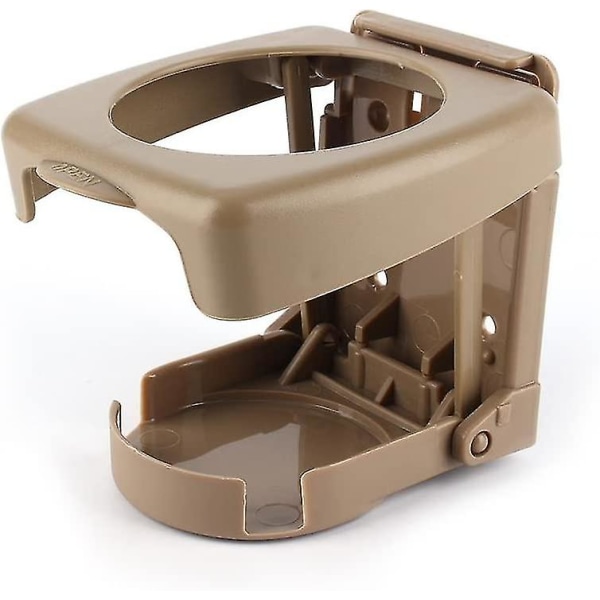 Universal Car Auto Folding Beverage Drink Cup Flaskhållare Stand Mountbeige1st