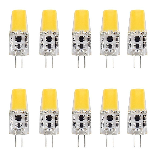 10 st 4 W LED Bi-pin Lampor 400 Lm G4 T 1 LED-pärlor COB
