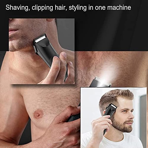 Elektrisk Kroppshårbarbermaskin Profesjonell Menn Trimming Stell Barbermaskin Kroppshår Trimmer og Groomer
