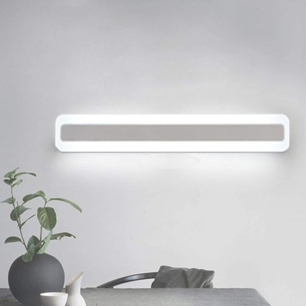 14w Spejlslampe Vægslampe Badeværelse Kold Hvid 7200k Led 900lm Moderne Indendørs Badeværelseslampe Badeværelsesbelysning 40cm [Energiklasse E]
