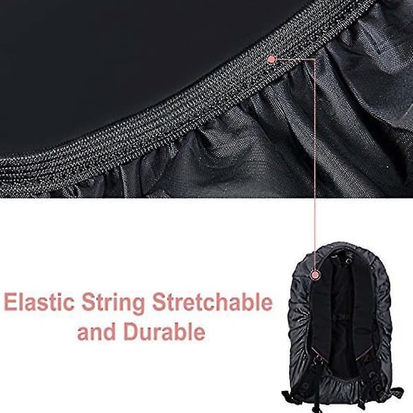 2-pack Nylon Regnskydd Vattentät Ryggsäck Regnöverdrag