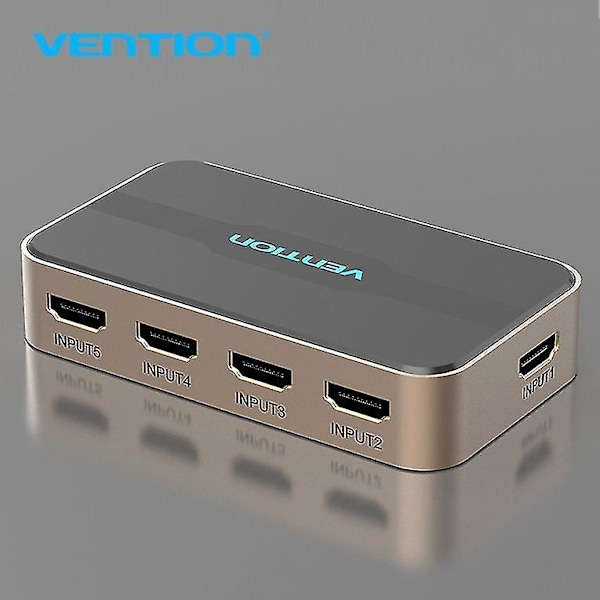 Vention ACDG0 HDMI-bryteradapter 5 innganger 1 utgang