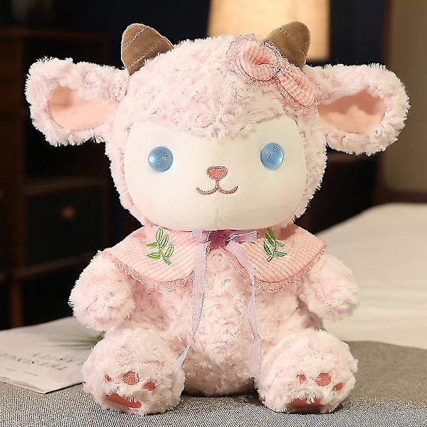 1 kpl 22-60cm Kawaii Lolita Plussinen Nuken Ihastuttava Lammas Täytetty Pehmeä Leikkieläin Tyttömäinen Koriste Lapsille 35cm Pink